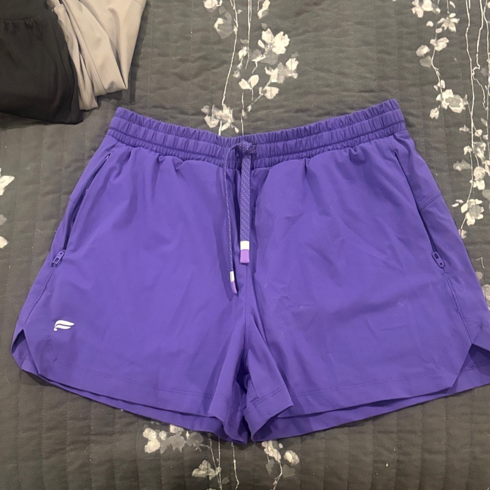 Fabletics Vibrant Purple Athletic Shorts
